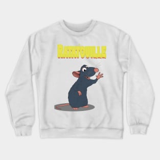 Ratatouille Movie T shirt Yellow Crewneck Sweatshirt
